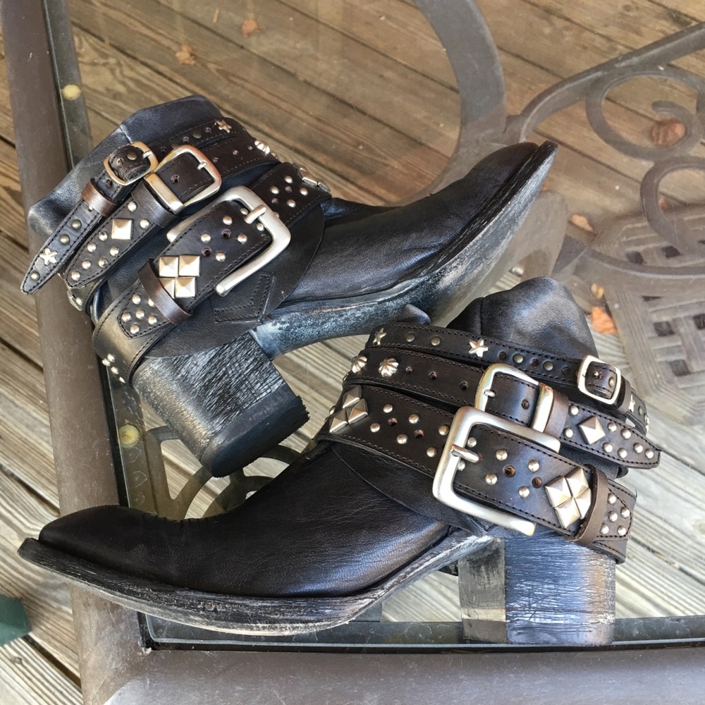 Old Gringo Ladies Western Boot OGL 042-4 Torero Black Strap 7.5